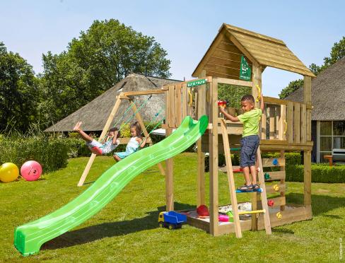 Jungle Cabana | Maisonnette avec balançoire double