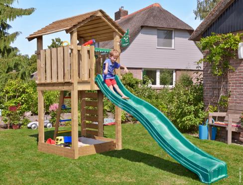 Jungle Casa | Aire de jeux en bois avec balançoire