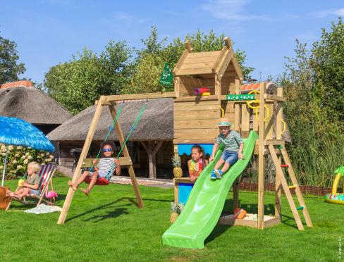 Jungle Treehouse | Aire de jeux en bois avec échelle