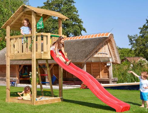 Jungle Suite | Aire de jeux en bois avec balançoire double