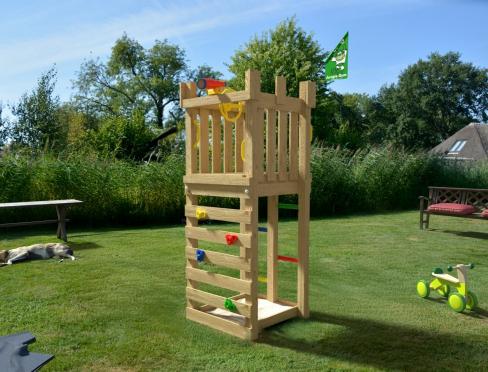 Jungle Scope | Aire de jeux en bois avec mur d'escalade
