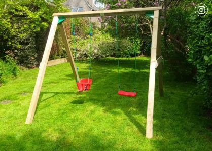 Jungle Gym Aires de Jeux 2-Swing