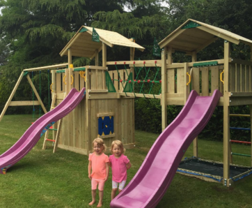 Jungle Gym balançoire bois enfant